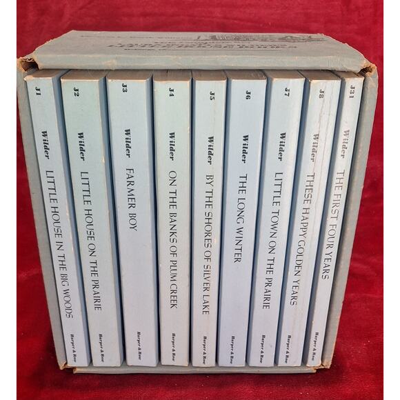 Laura Ingalls Wilder's "Little House" series of 9 books, by Harper & Row- 1971 - Picture 1 of 11
